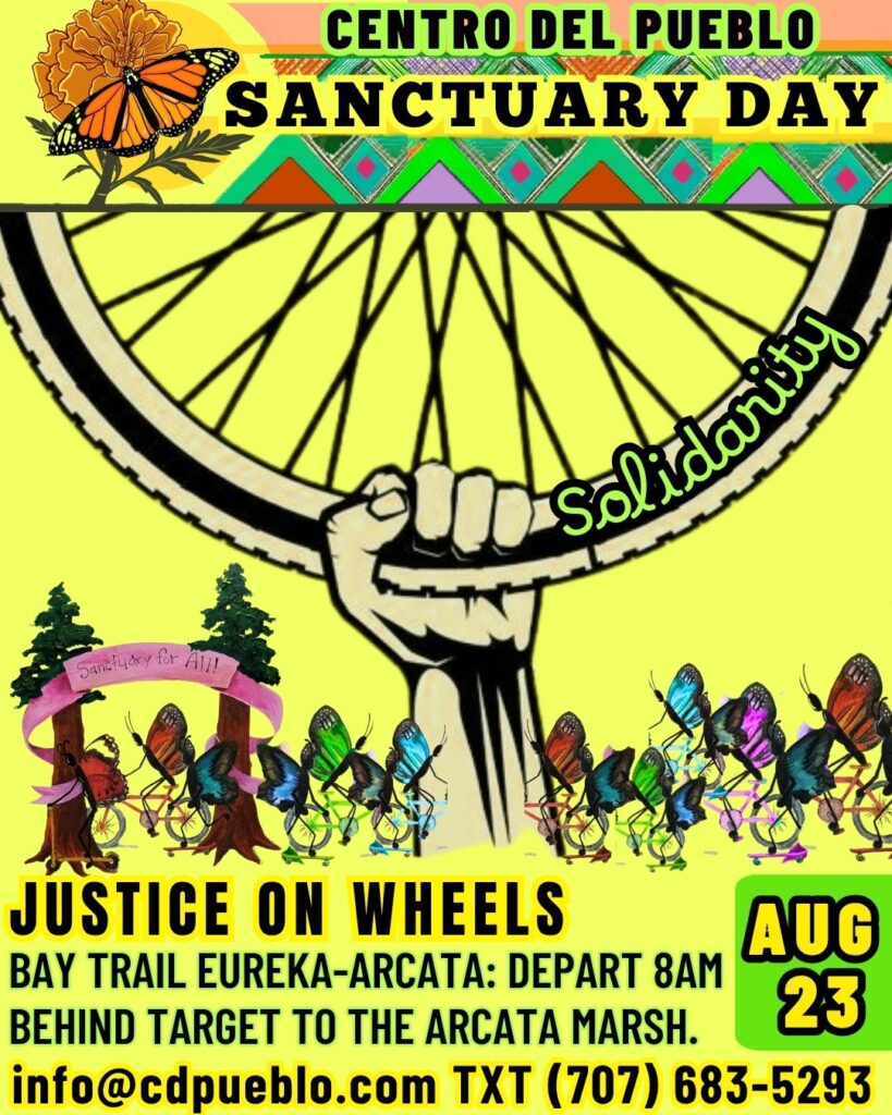 Flyer for sanctuary day. Aug 23, 8am.